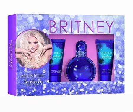 SET BRITNEY SPEARS Midnight FANTASY 3/P DAM PRESENTACION 100ML