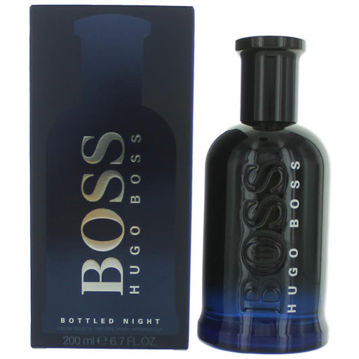 HUGO BOSS BOTTLED NIGHT 6.7oz 100ml EAU DE TOILETTE SPRAY MEN