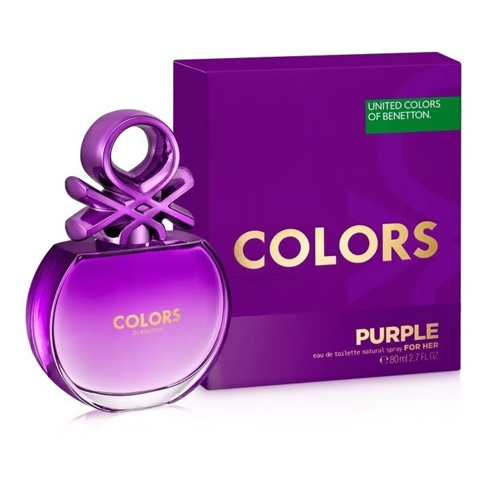 UNITED COLORS OF BENETTON COLORS PURPLE FOR HER EDT 80ML
